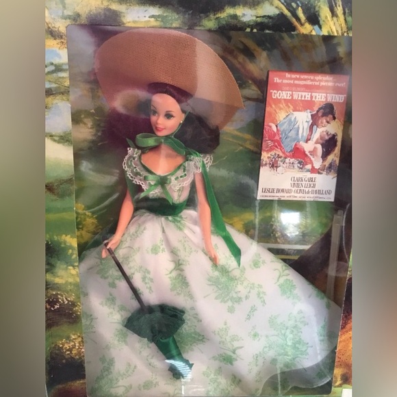Mattel Barbie Vintage 1994 Gone With The Wind Hollywood Legends Collection Set - Picture 9 of 11